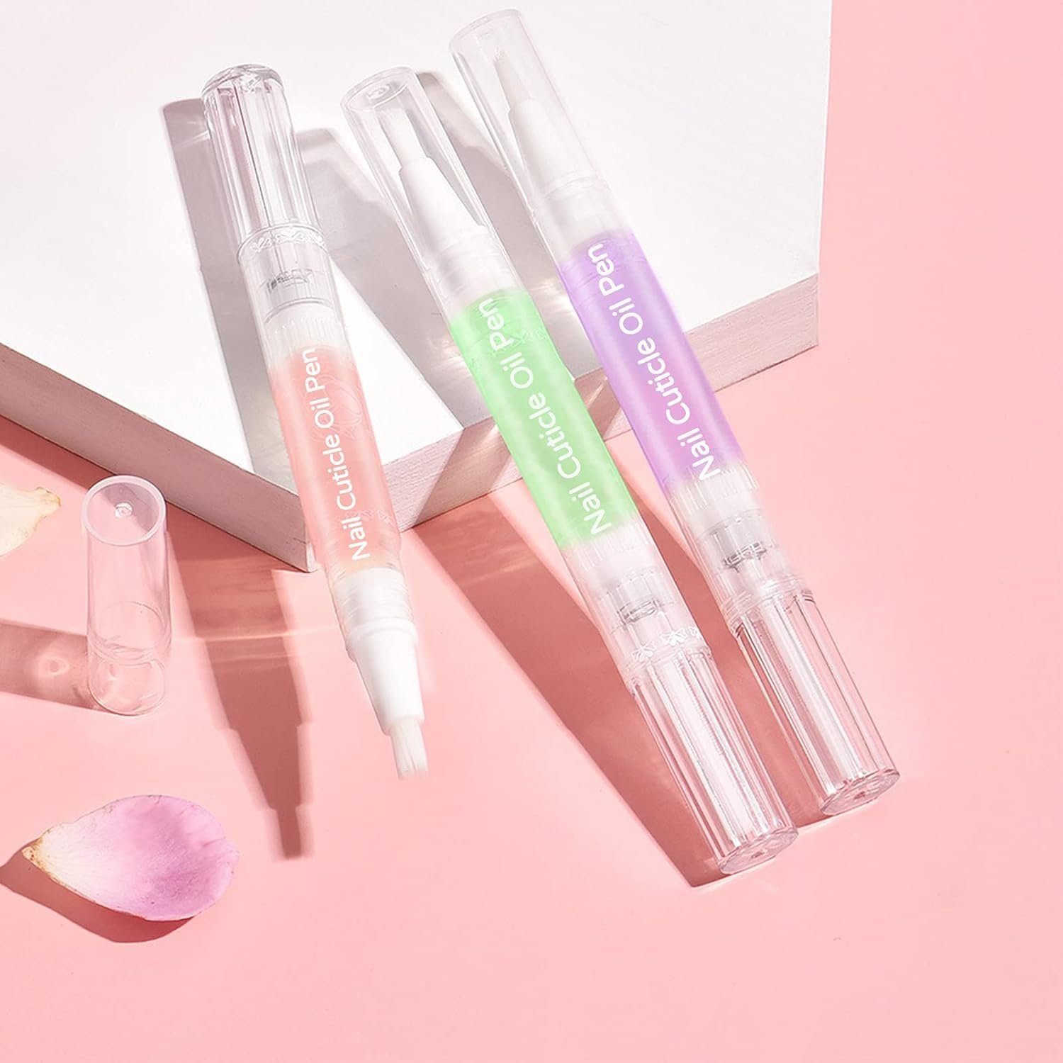 Nail Cuticle Oil Pen, Nail Oil Pen Nourishment Polish with Vitamins Moisturized Nail Oil Cuticle Pen for Dry Damaged Cuticles (14 pcs) - Image 6