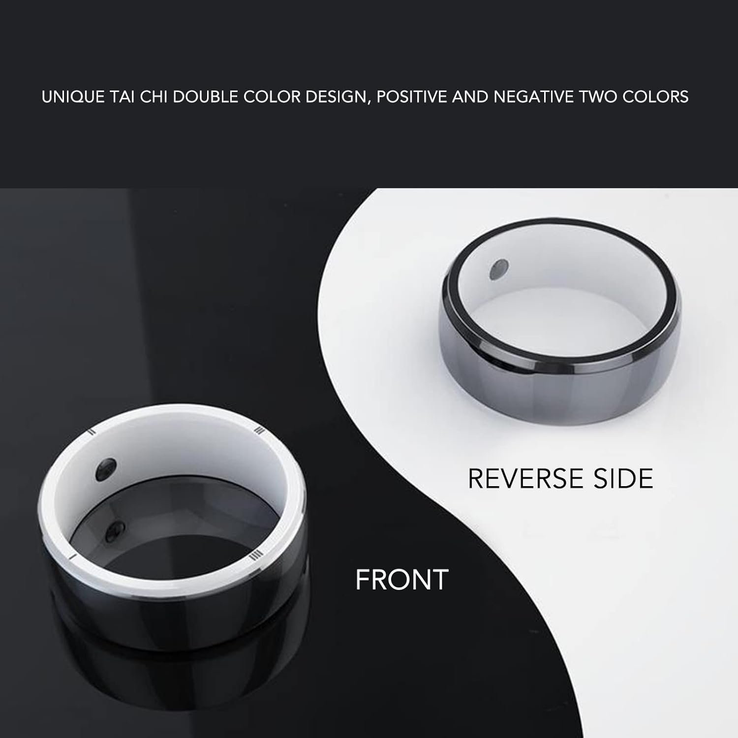 R5 NFC Smart Ring for Men Women, Multifunctional Intelligent Wearable NFC Ring Universal Sensing Ceramic NFC Ring for Mobile Phone with NFC Function, Support 128GB Storage Space - Image 9