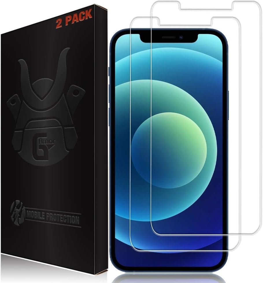 2 Pack Screen Protector for iPhone 12 Mini - Tempered Glass Screen Saver, Phone Case Friendly, Lifetime Replacement, Protective Screen Cover for 5.4 Inch iPhones - Image 2