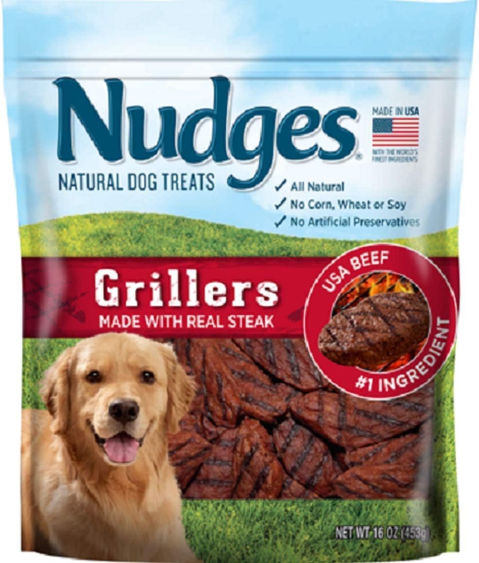 Nudges Chicken Bacon Sizzlers Dog Treats (2 Flavor GRILLERS Bundle (32 oz.)) - Image 3