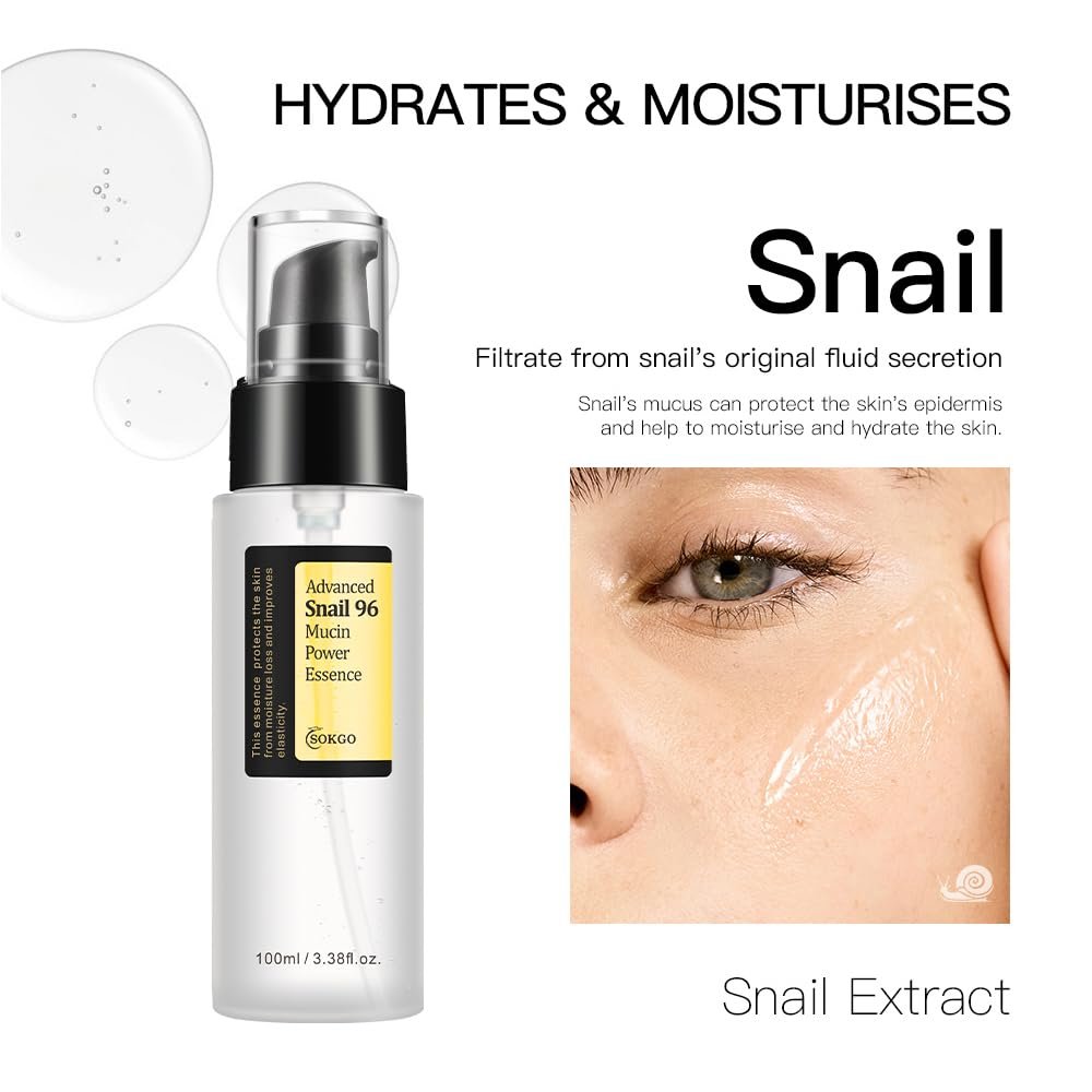 Professional Snail Mucin Serum, Intensive Hydration and Repair for Healthy Skin - Image 7