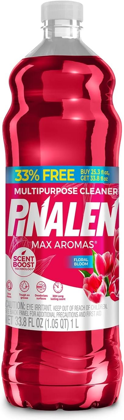 PINALEN Max All Purpose Household Cleaning Floral Scent + Bonus Pack - (33.8 oz) (2024) - Image 3