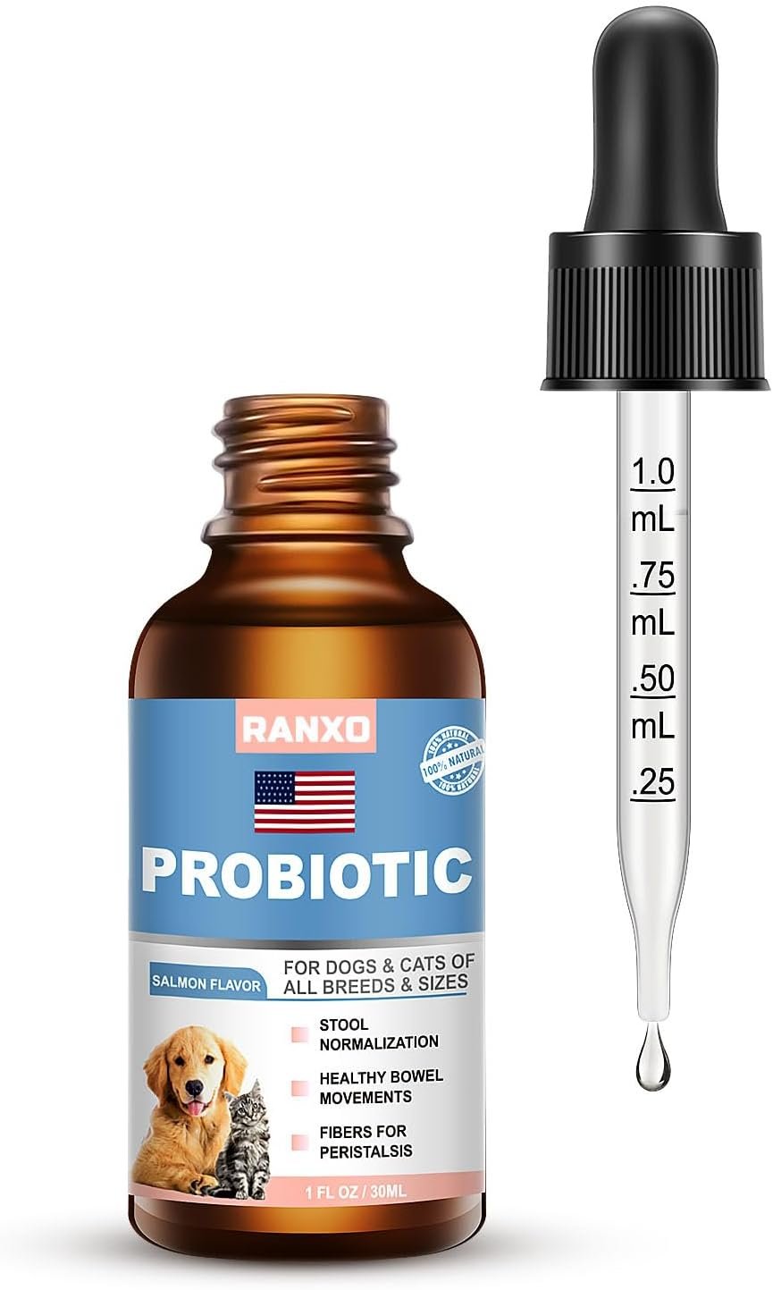 Natural Probiotics for Dogs, Probiotic Drops for Dogs with Digestive Enzymes, Probiotics for Dogs for Yeast, Itchy Skin and Itchy Ears, Supports Digestive Health, Relieves Diarrhea and Indigestion - Image 2