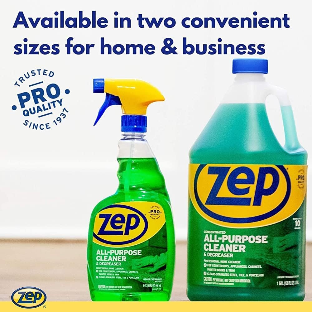 Zep Concentrated All-Purpose Cleaner and Degreaser - 1 Gallon (Case of 4) - ZU0567128 - Cuts Through Grease, Grime and Dirt With Ease, For Professional. Commercial and Household Use - Image 6