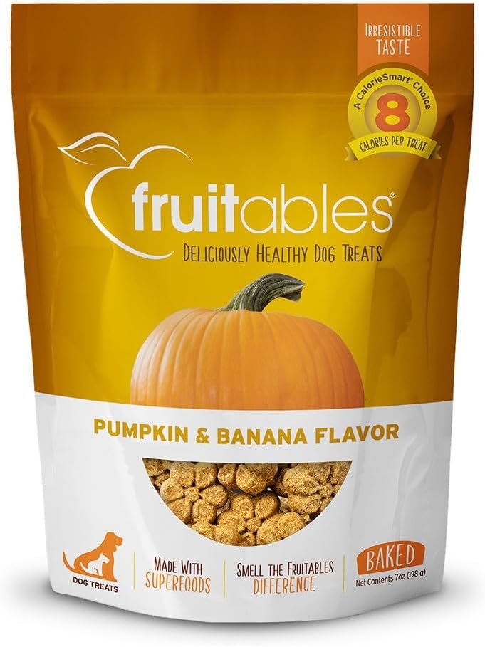 Fruitables Baked Dog Treats Pumpkin & Banana Flavor 7 Oz - Image 2
