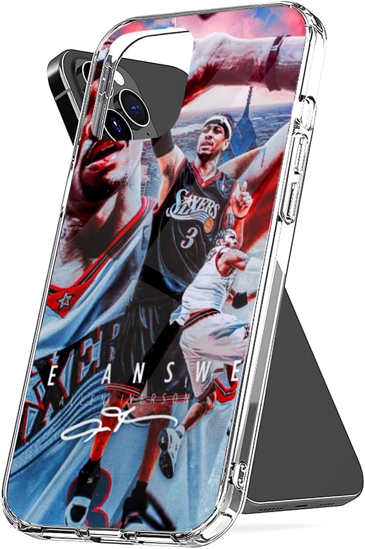 Phone Case Ai Friend Allen Accessories Iverson Protect Philadelphia Cover The Shockproof Answer Sports Compatible with iPhone 16 15 14 Pro Max 13 12 Mini 11 X Xs Xr 8 7 6 6s Plus Transparent - Image 2
