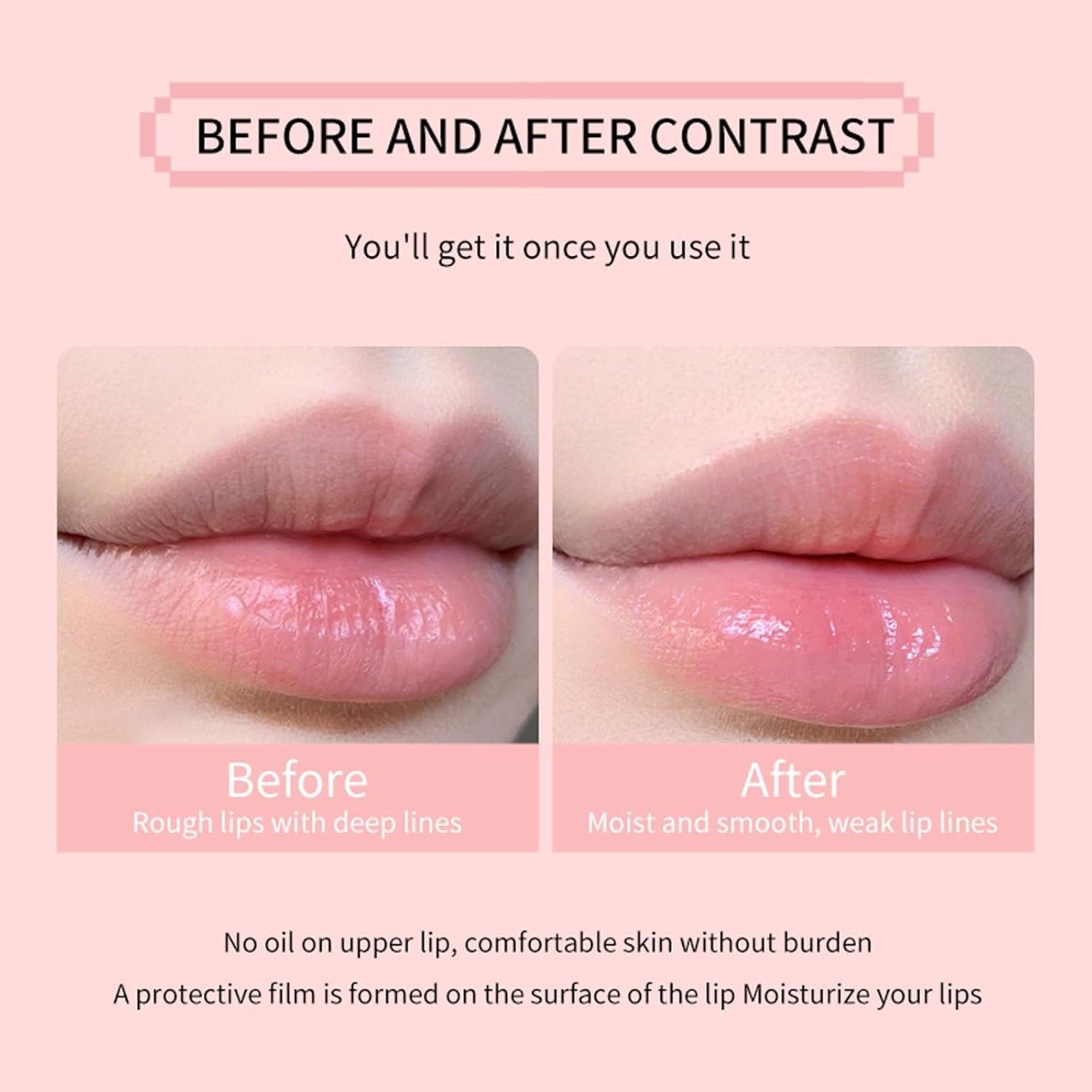 Lip Sleeping Mask, Moisturizing Lip Mask, Overnight Lip Mask for Chapped Cracked Dry Lips, Long Lasting Nourishing Lip Balm for Repair Lips, Hydrating Lip Mask for Women Men Lip Care - Image 4