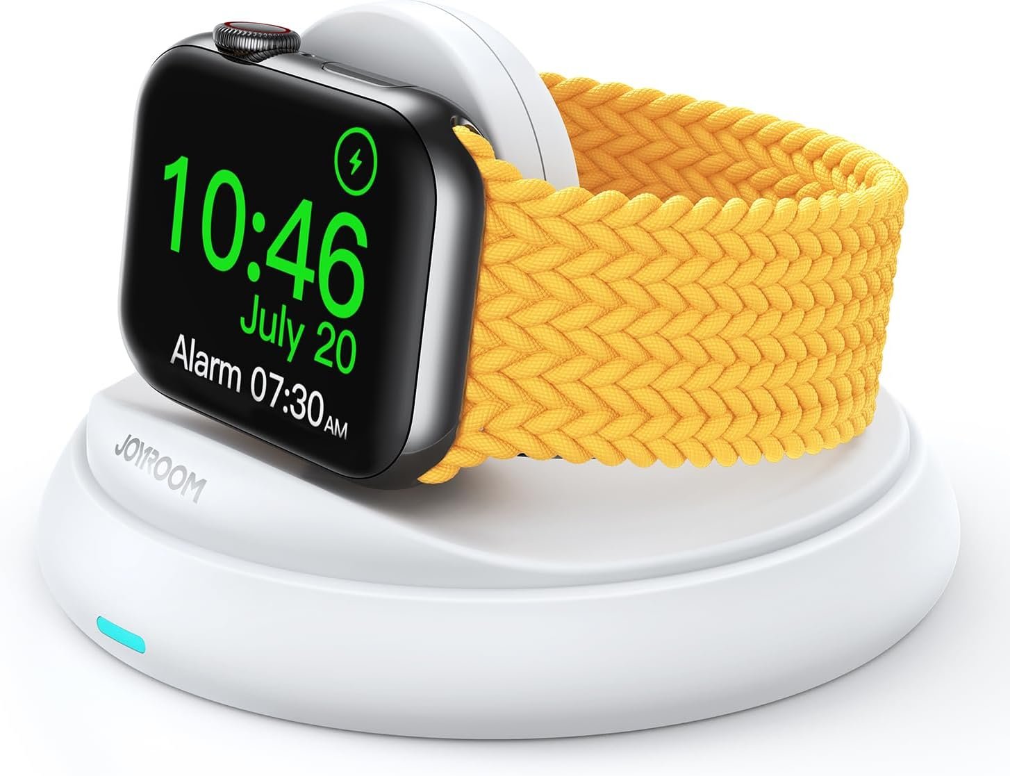 JOYROOM for Apple Watch Charger Stand,Portable Magnetic iwatch Charger with Charging Cord,Foldable Apple Watch Fast Charger for Apple Watch Series10/9/8/7/6/5/SE/Ultra 2,Support Nightstand Mode,White - Image 2