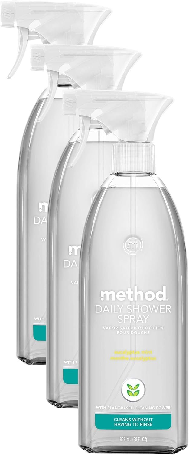 Method Daily Shower Spray Cleaner, Eucalyptus Mint, 28 Ounce, 1 pack, Packaging May Vary (Pack of 3) - Image 2
