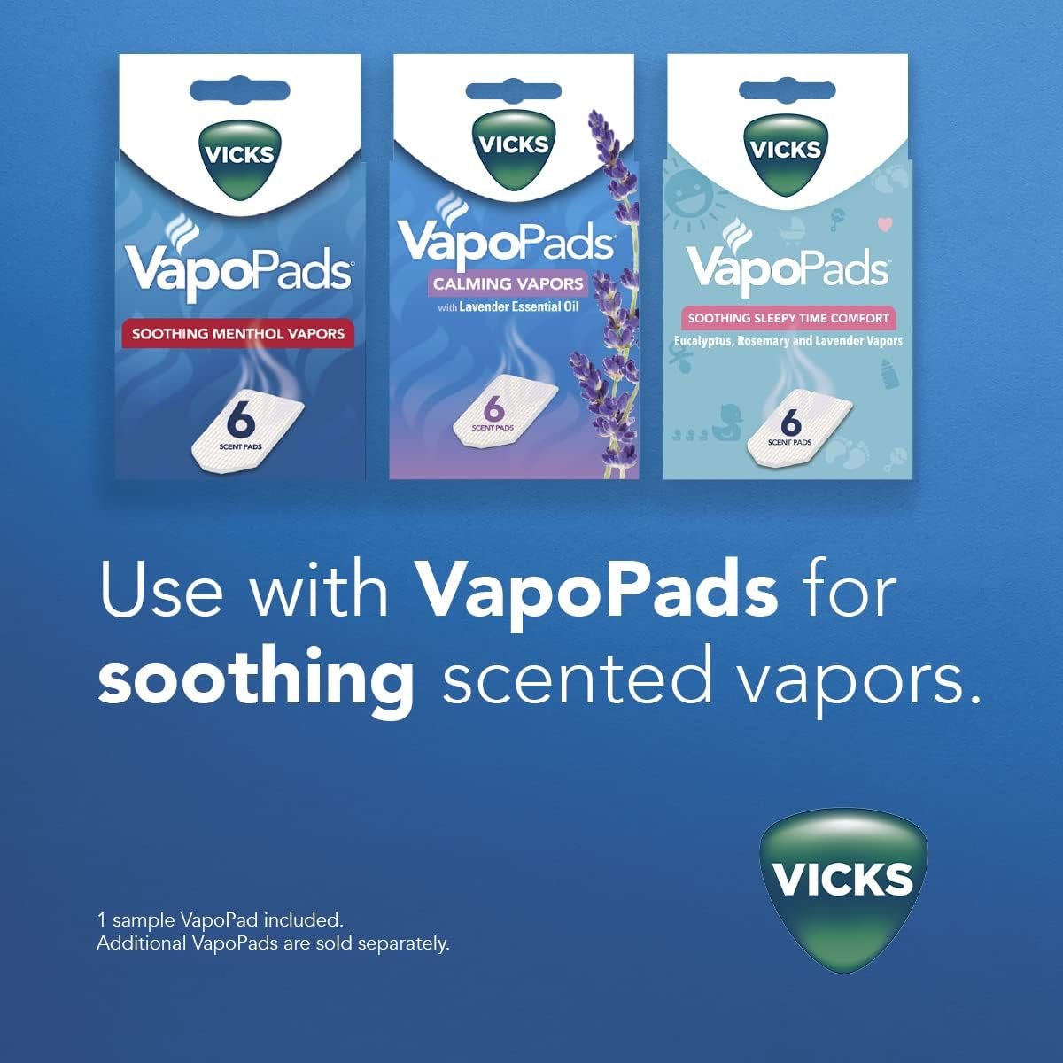 Vicks Cool Mist Humidifier with UV light. Evaporative Humidifier auto-adjusts to room humidity without over humidification. For Kids Bedrooms, Baby Rooms, and More. Use with Vicks VapoPads. - Image 8