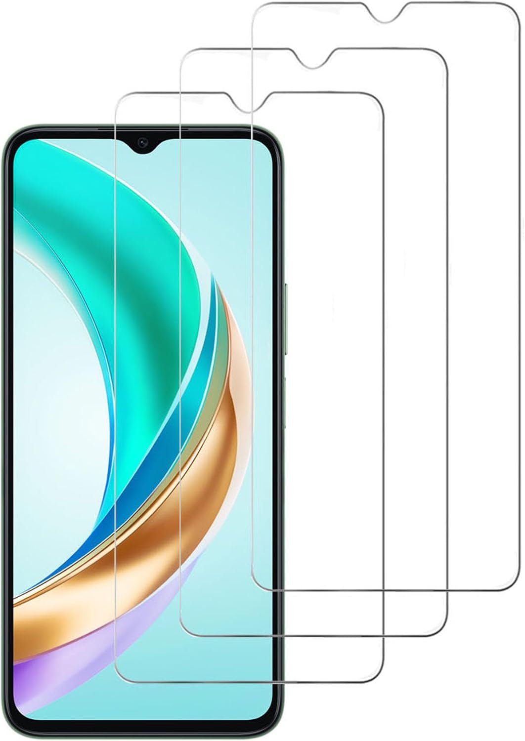 3 Pack for AT&T Motivate Pro 5G Screen Protector,Case Friendly, Scratch Resistant Bubble Free Anti-Fingerprints HD Clear,Tempered Glass Film for AT&T Motivate Pro 5G - Image 2