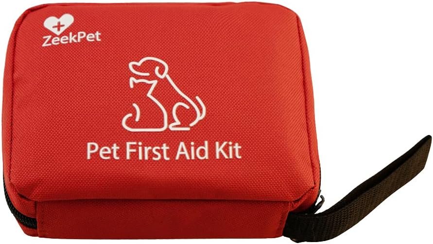 Pet First Aid Kit ZeekPet Medical Bag for Dogs and Cats Trauma Kit with Self Adhering Bandage, Styptic Pencil, Onitment, Pill Box, Emergency Blanket Perfect Survival Kit for Traveling with Your Pet - Image 6