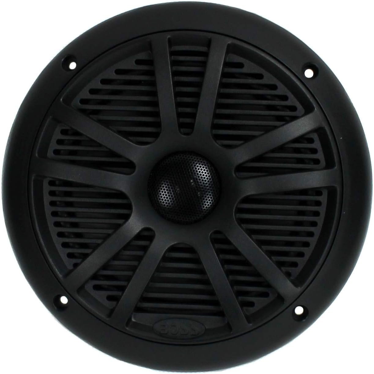 BOSS 6.5" 360W Dual Cone Black Marine Boat Outdoor Audio Speakers, 4pk | MR6B - Image 4