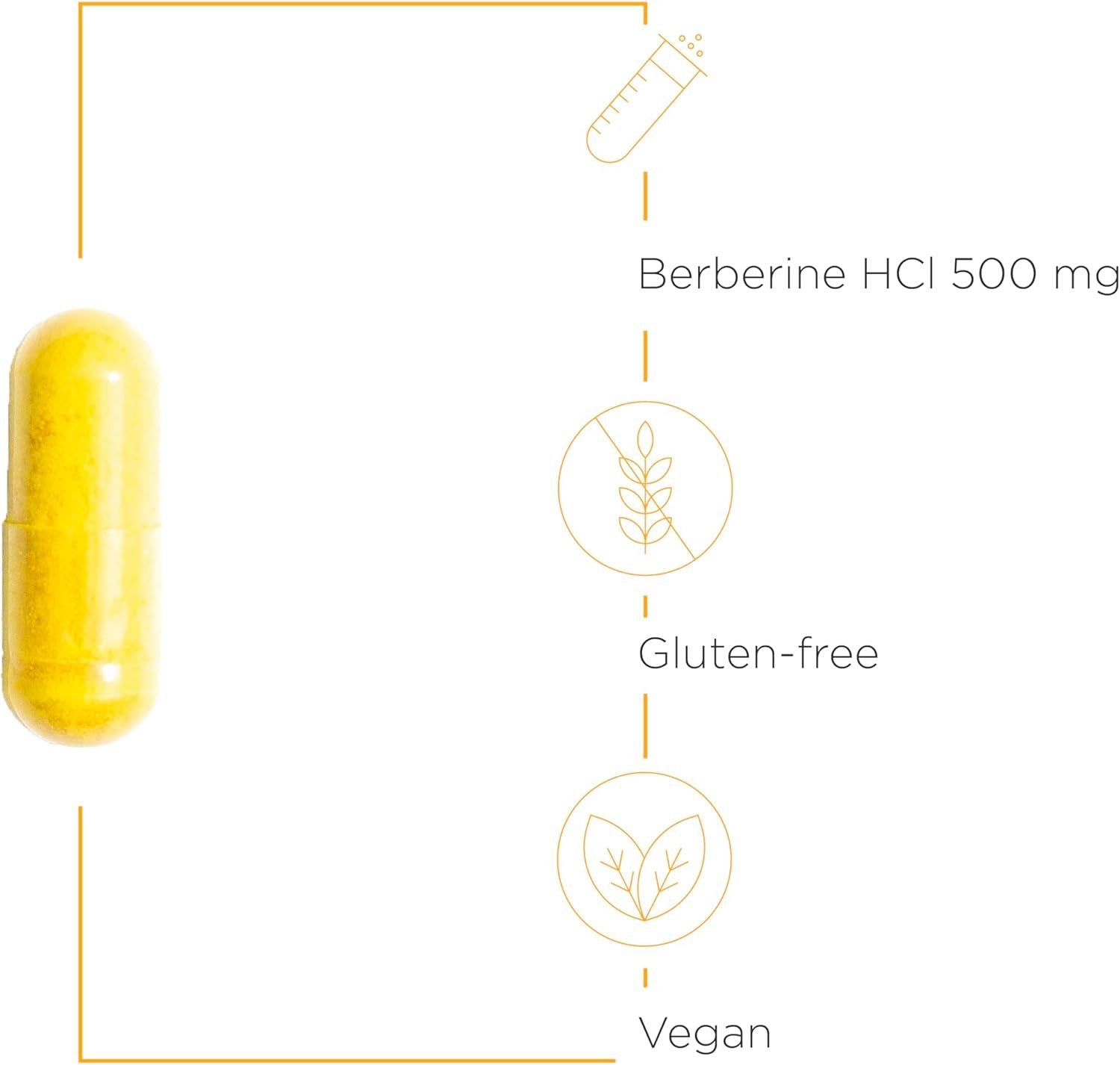 Integrative Therapeutics Berberine - 1000–1500 mg Daily - Berberine HCL Supplement for Metabolic Support* - Gluten-Free & Vegan Supplements for Men & Women - 60 Capsules - Image 4
