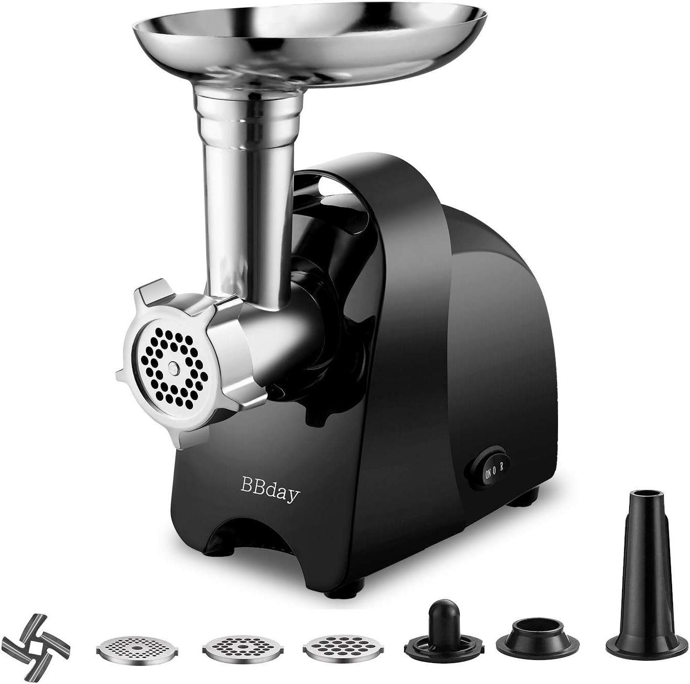 Electric Meat Grinder,Multifunction Meat Mincer & Sausage Stuffer,With 3 Grinding Plates,Sausage & Kubbe Kit for Home Kitchen heavy duty - Image 3