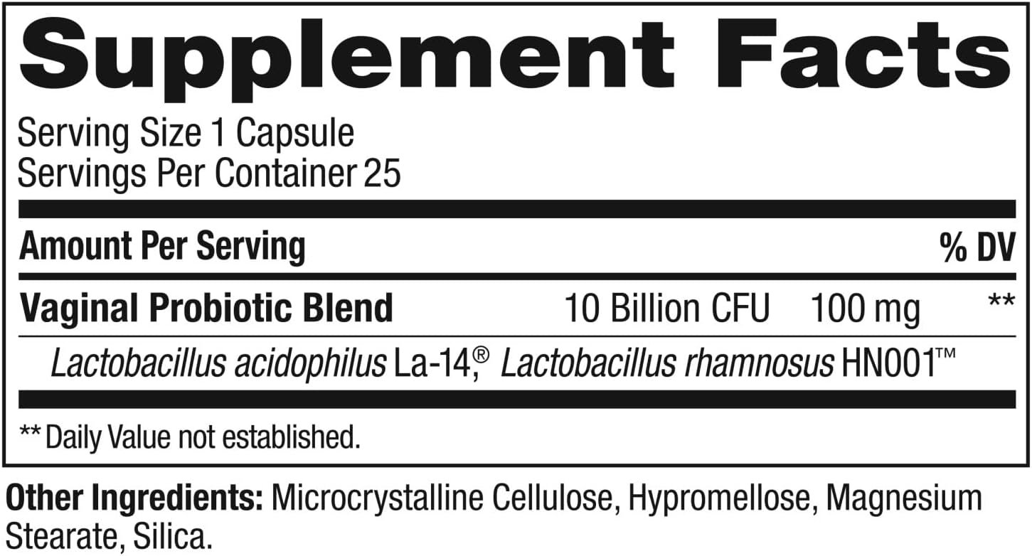 OLLY Happy Hoo-Ha Capsules, Probiotic for Women, Vaginal Health and pH Balance, 10 Billion CFU, Gluten Free - 25 Count (Packaging May Vary) - Image 9