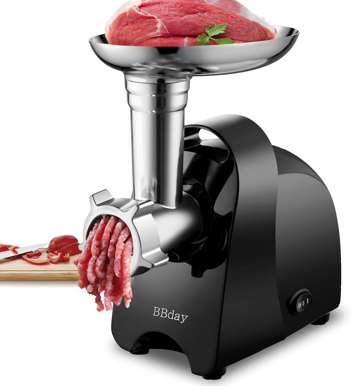 Electric Meat Grinder,Multifunction Meat Mincer & Sausage Stuffer,With 3 Grinding Plates,Sausage & Kubbe Kit for Home Kitchen heavy duty - Image 2