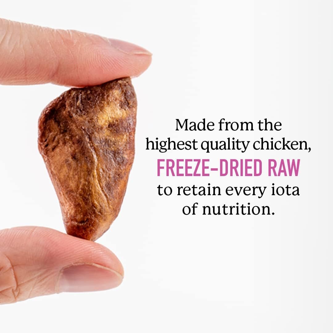 Dr. Harvey's Raw Freeze Dried Chicken Hearts Training Dog Treats, Single Ingredient, with Real Chicken Hearts for Dogs, 7 Ounces - Image 4