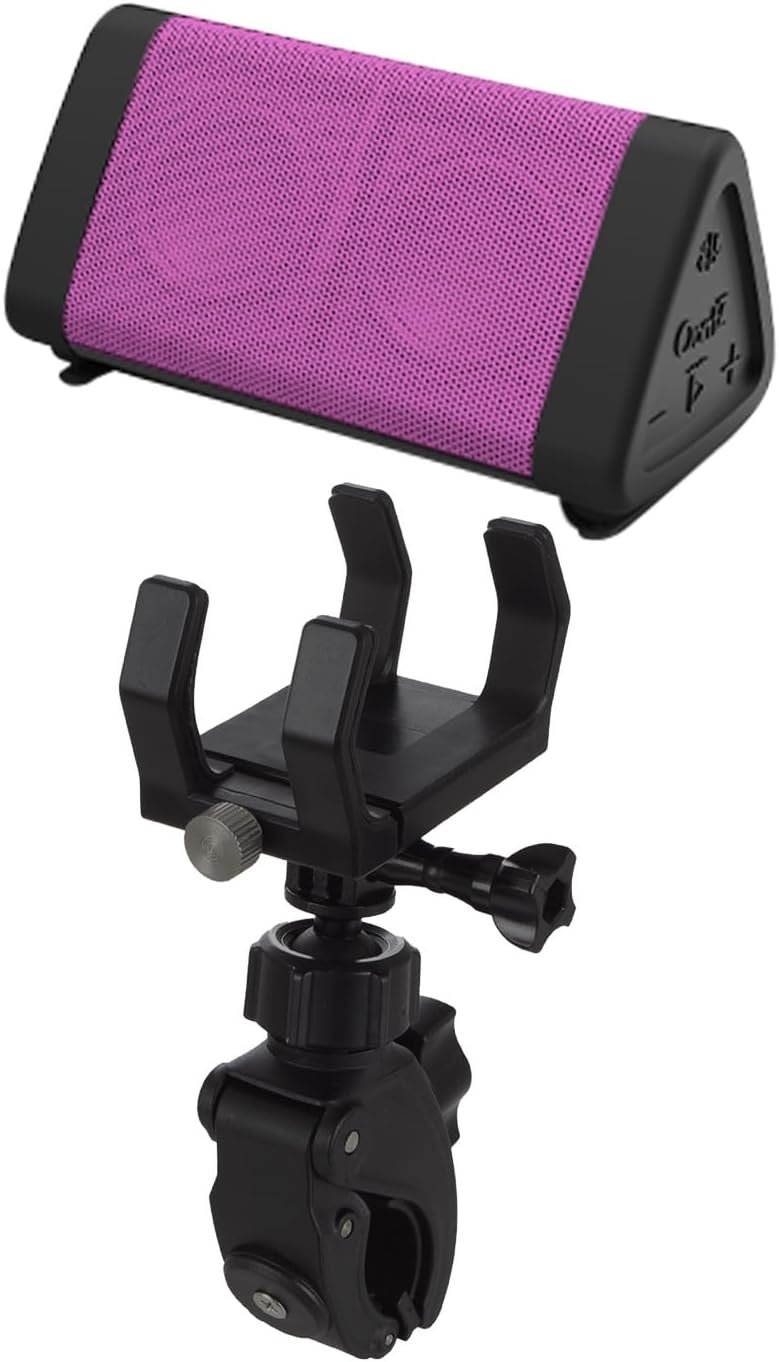 OontZ Angle 3 Pink Bluetooth Speaker with Bracket and Clamp Mount, Portable IPX5 Waterproof Speaker - Image 3