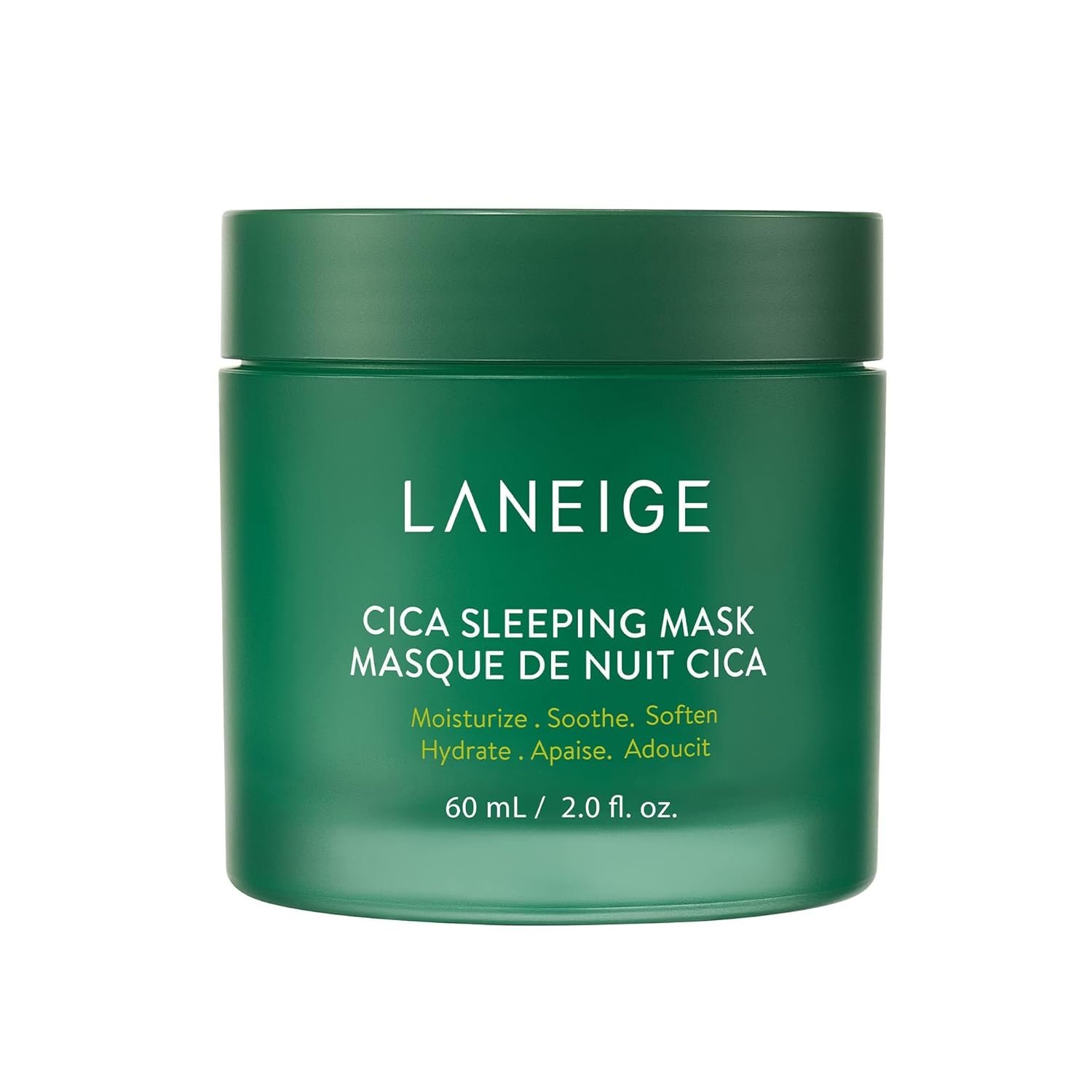 LANEIGE Cica Sleeping Mask: Korean Overnight Mask, Hypoallergenic, Fermented Forest Yeast Extract, Madecassosides, Soothe Stressed Skin, Barrier-Boosting, Dryness, Redness - Image 2