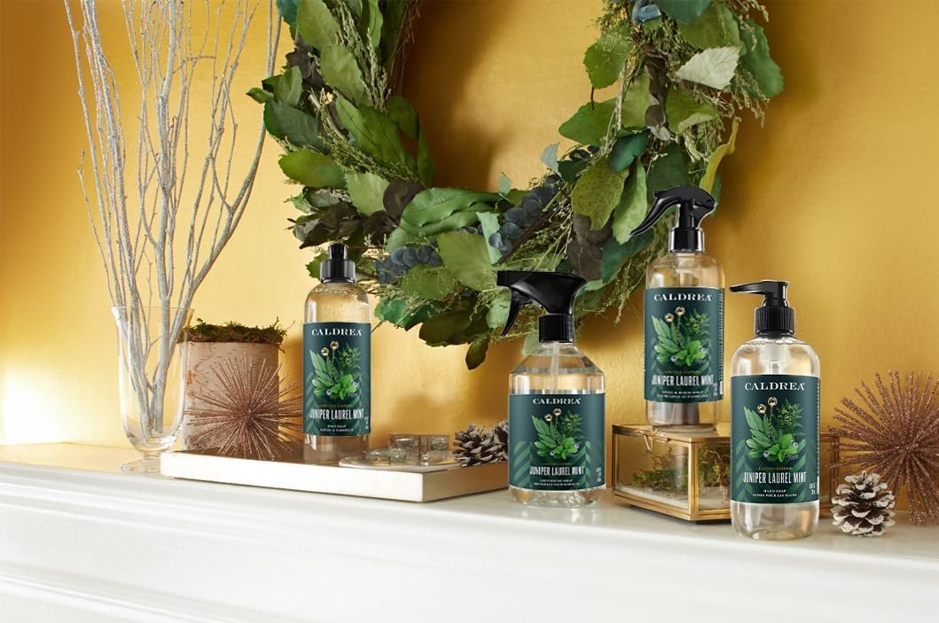 Caldrea Multi-Surface Countertop Spray Cleaner, Made with Vegetable Protein Extract, Juniper Laurel Mint Scent, 16 oz - Image 9