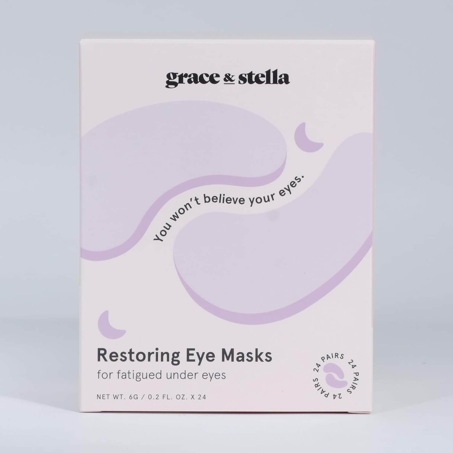 grace & stella Under Eye Masks for Dark Circles (Purple, 24 Pairs) - Gel Eye Mask with Retinol - Restoring Under Eye Patches for Puffy Eyes and Dark Circles - Vegan Cruelty-Free Eye Mask Skincare - Image 9