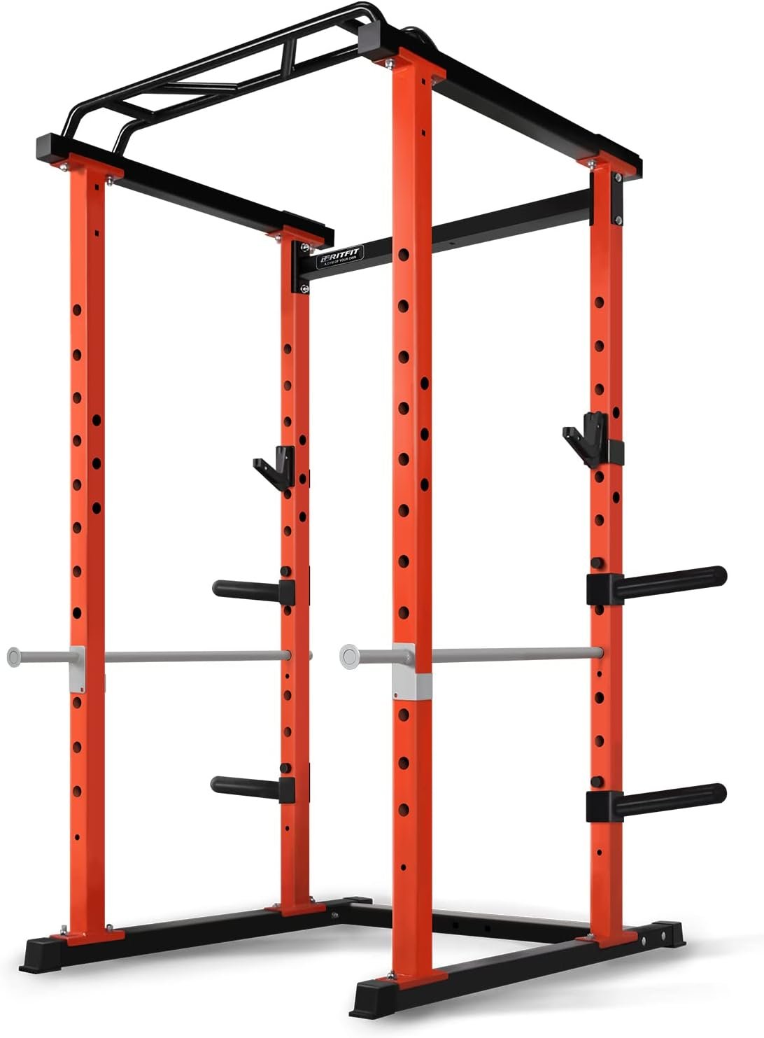 RitFit PPC01 Power Cage 1000LB Capacity and Packages with Optional Basic Power Rack, Weight Bench, Barbell Set with Olympic Barbell, DIY LAT Pull Down Pulley System, for Garage & Home Gym - Image 2