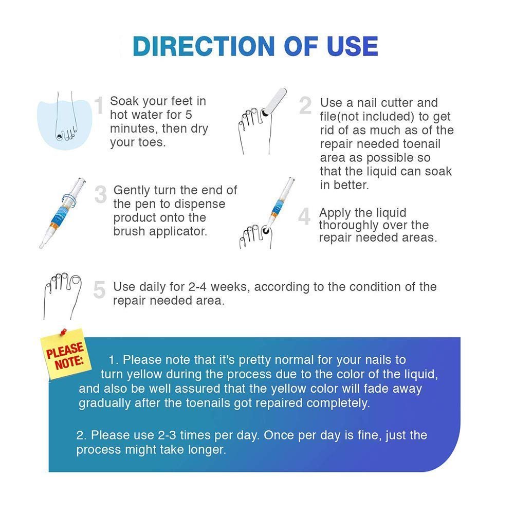 Toenail Fungus Treatment Extra Strength: Nail Fungus Treatment for Toenail - Fungal Nail Repair Pen 4 Packs - Image 8
