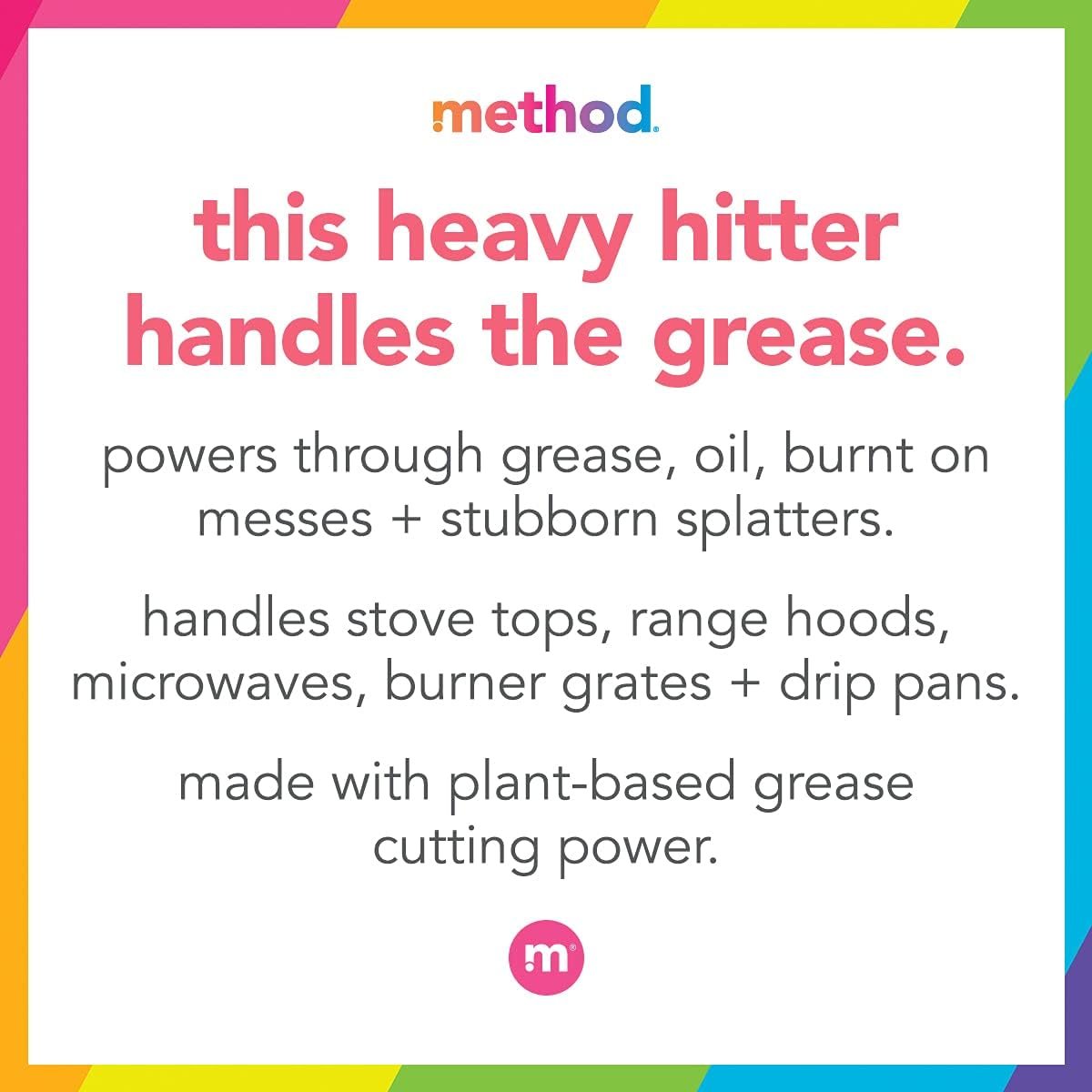 Method Heavy Duty Degreaser, Lemongrass Scent, Oven Cleaner & Stove Top Cleaner, 28 Oz Spray Bottle (Pack of 1),(Packaging may vary) - Image 5