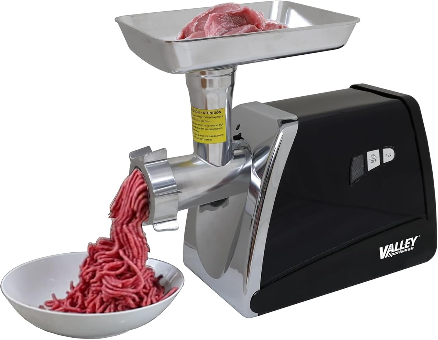 #8 Electric Meat Grinder, 575 Watt, Stainless Steel, Electric Meat Grinder Machine, Sausage Making, Ideal for Household Occasional Use, Black - Image 2