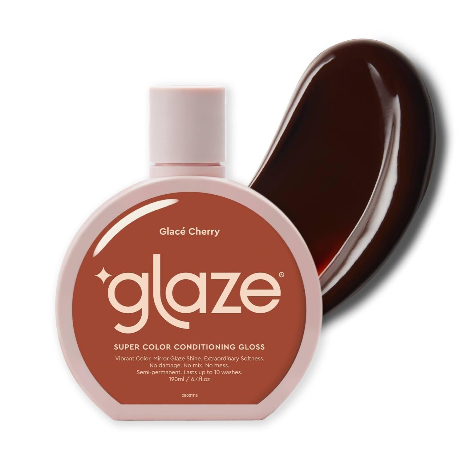 Glaze Conditioning Gloss - Tinted Moisturizer for Vibrant Red/Auburn Hair - Boosts Color, Repairs Damage & Adds Mirror Shine - Glace Cherry, 6.4 oz - Image 2
