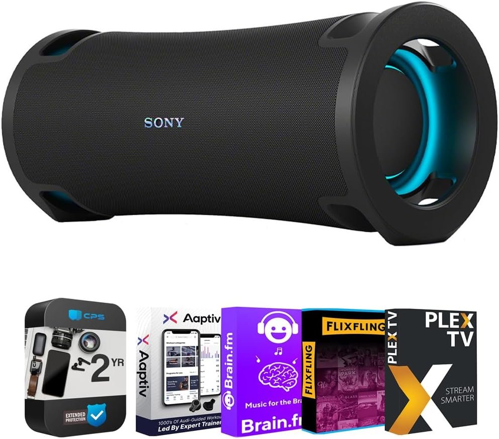 Sony ULT Field 7 Wireless Portable Bluetooth Karaoke Party Speaker IP67 Waterproof with 30 Hour-Battery, SRSULT70 with 2 Year CPS Enhanced Protection Pack with Added Software Bundle - Image 2