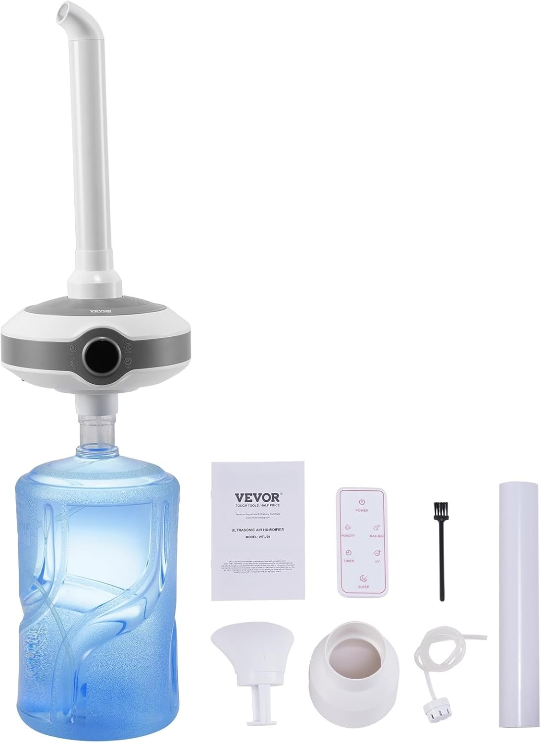 VEVOR Humidifier for Large Room 1291.7 sq ft, Industrial Commercial Humidifier 560ml/h Output, Auto Shut-Off Ultrasonic Cool Mist Humidifiers for Home Greenhouse Indoor Planting Warehouse Office - Image 11