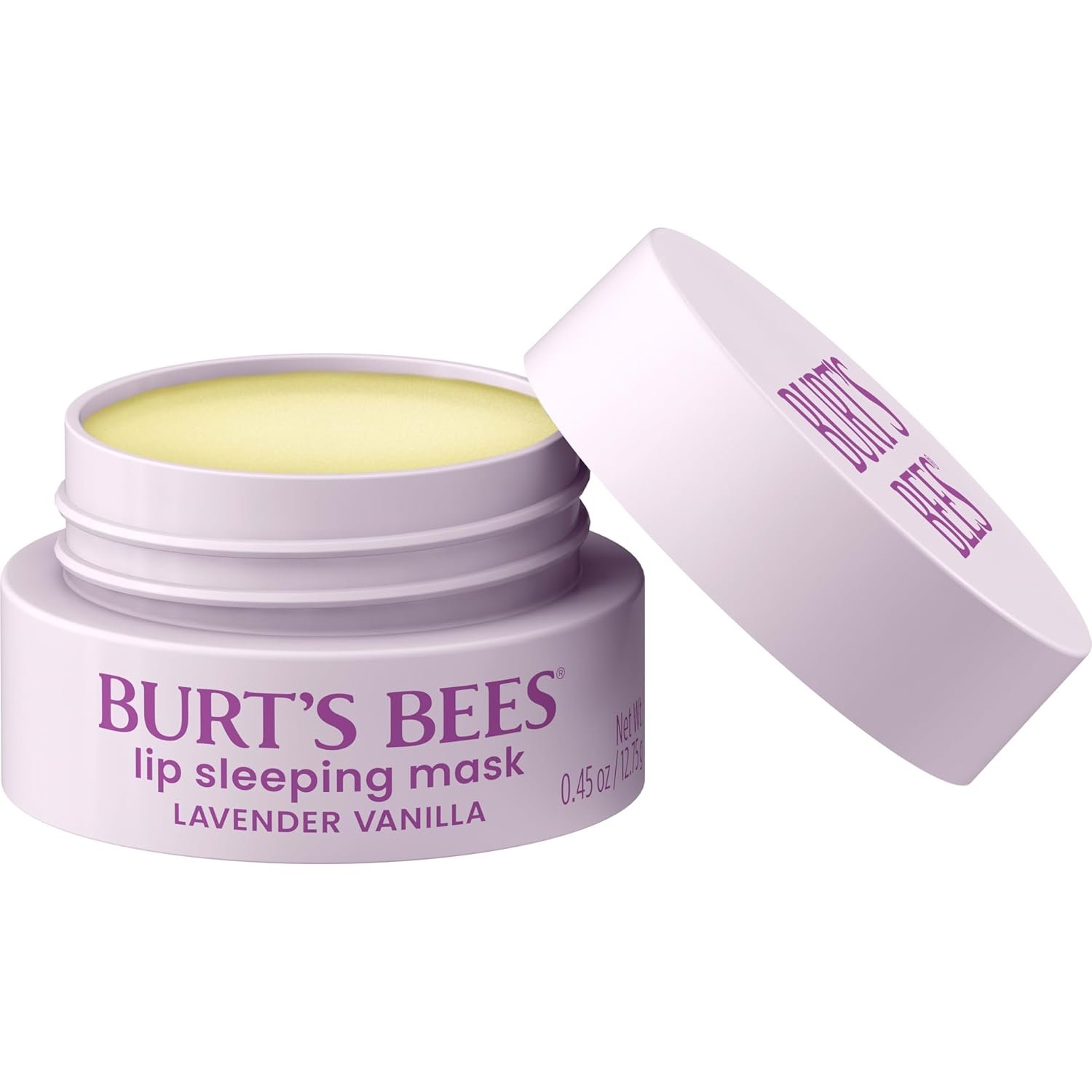 Burt’s Bees Stocking Stuffers, Lavender Vanilla Lip Sleeping Mask, With Hyaluronic Acid and Squalane Moisturizer To Instantly Hydrate Lips, Overnight Lip Mask, Lip Treatment Christmas Gifts, 0.45 oz. - Image 15