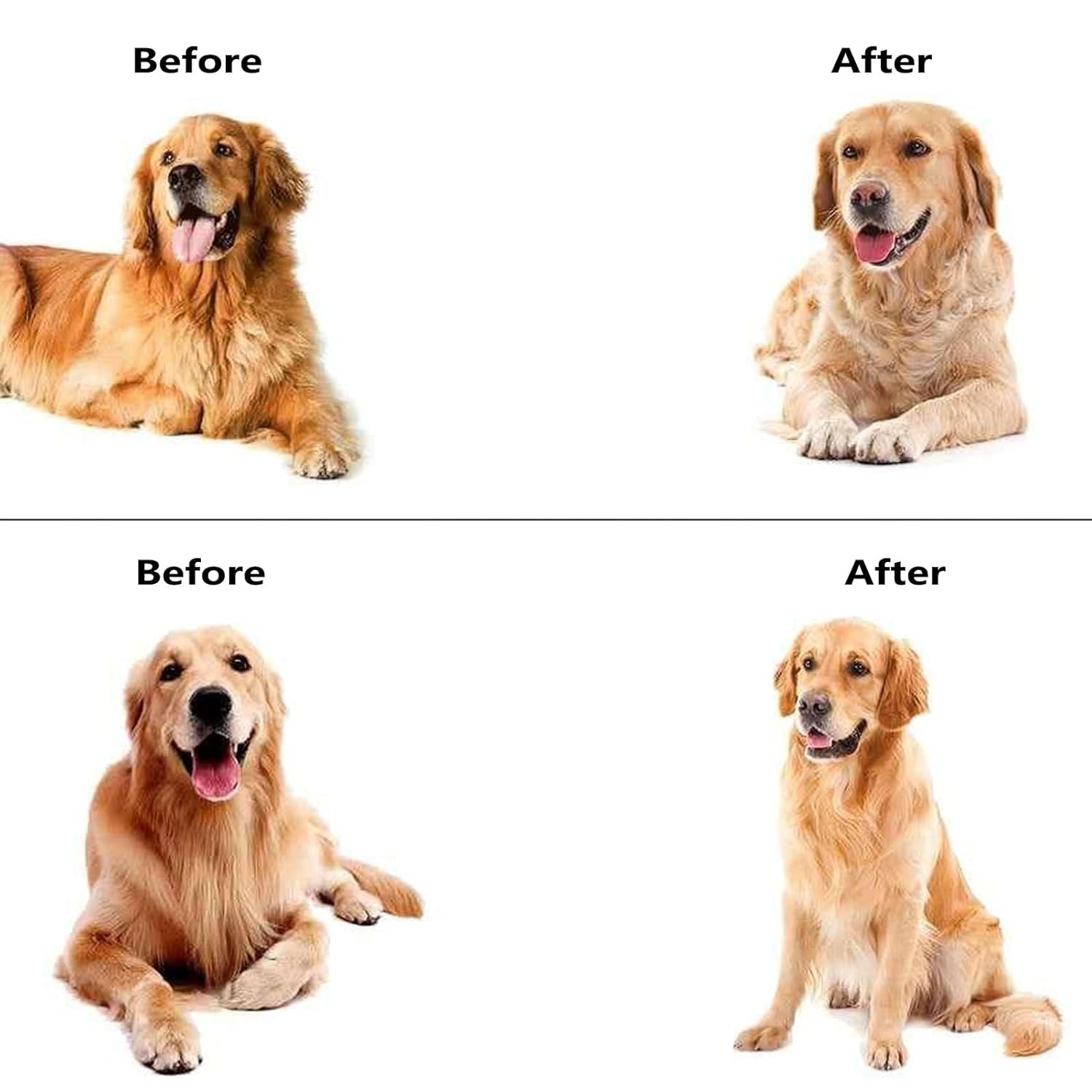 Pet Hair Removal Comb, Double-Sided Undercoat Rake for Dogs & Cats - Shedding Comb and Dematting Tool for Grooming, Deshedding Brush Dogs Shedding Tool for Long matted Haired Pets, Blue - Image 8