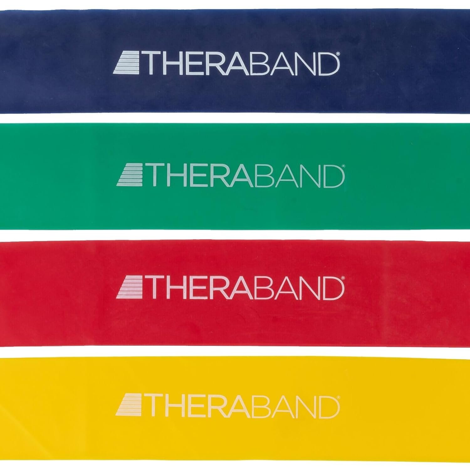 THERABAND Resistance Band Loop Set, Pack of 4, 12 Inch Band Loop Kit for Legs & Butt Workouts, Beginner to Advanced Levels for Exercise, Rehab, Physical Therapy, Stretching, & Strength Training - Image 2