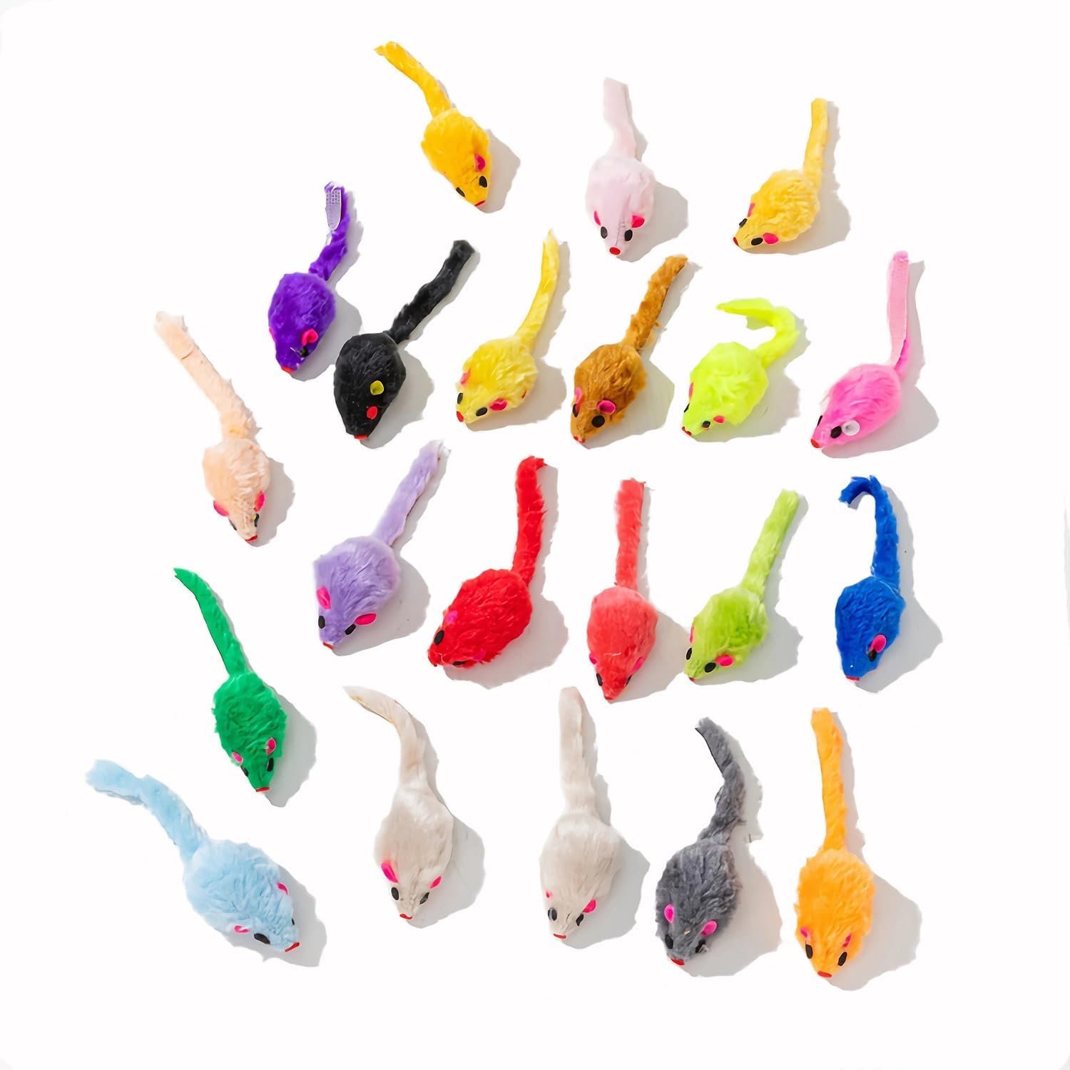 12PCS Cat Mouse Toys,Faux Fur Cat Mice Toys with Plastic Body, Interactive Catnip Toys for Indoor Cats,Perfect for Kittens, Cats, and Puppies!… - Image 5