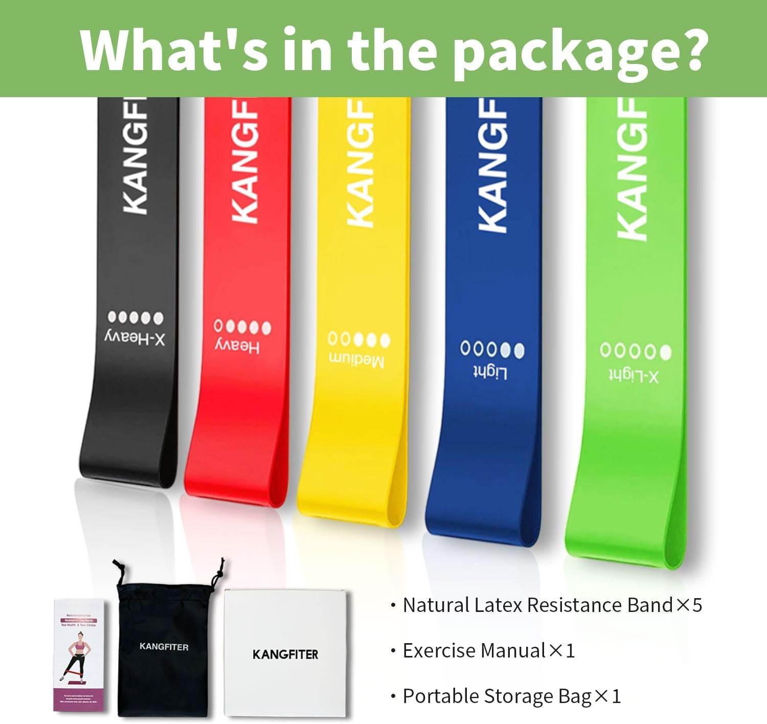 Resistance Bands for Working Out, Loop Exercise Bands for Booty Leg, Butt, Glutes, Stretch Workout Bands for Women & Men, Hip Elastic Bands for Home and Gym Fitness, Yoga, Pilates - Image 9