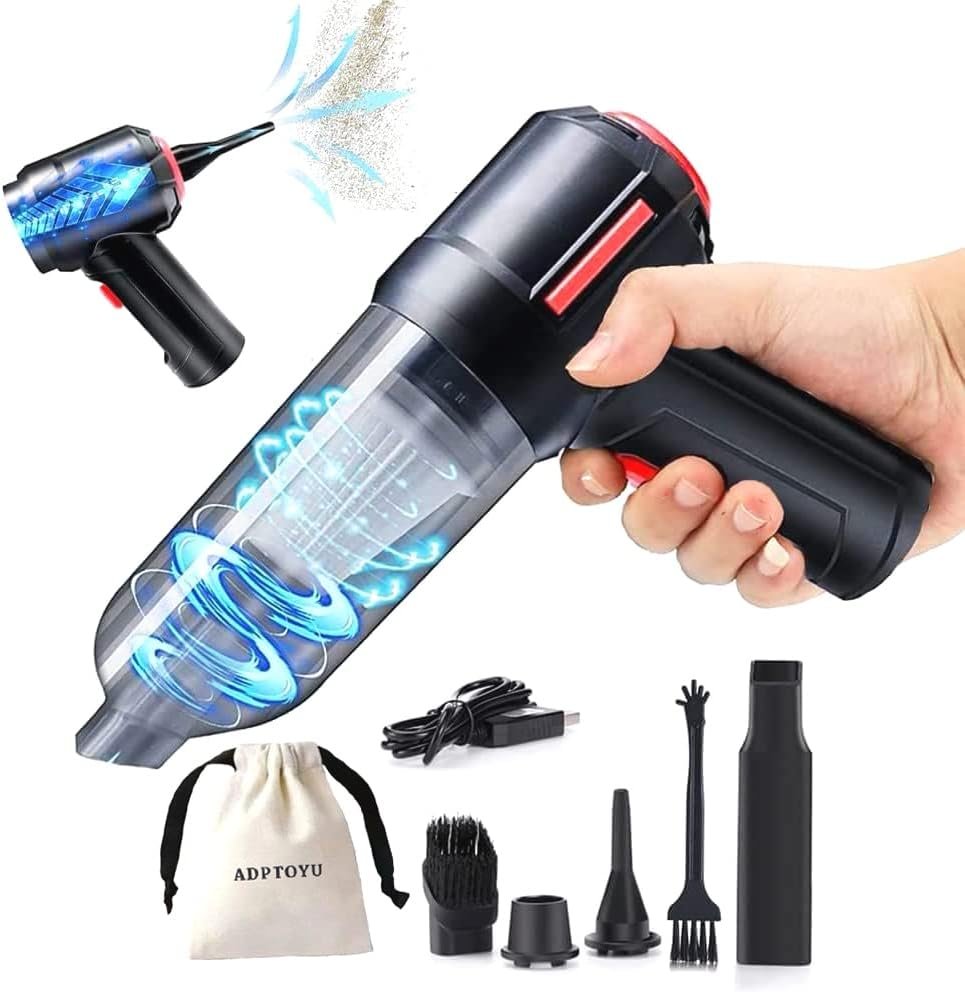 3-in-1 Portable Small Cordless handheld Vacuum Cleaner Rechargeable with 9000PA Powerful Suction for Car/Office/Home - Image 2