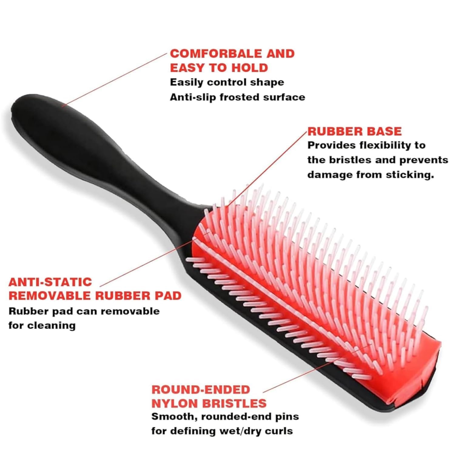 Organic Rosemary Oil For Hair Growth Rice Water Rosemary Spray,Scalp Hair Growth Oil With Essential Oils, Rosemary Hair Oil Nourishing For Split Ends, Dry Scalp, Hair Growth with Detangling Comb Set - Image 10