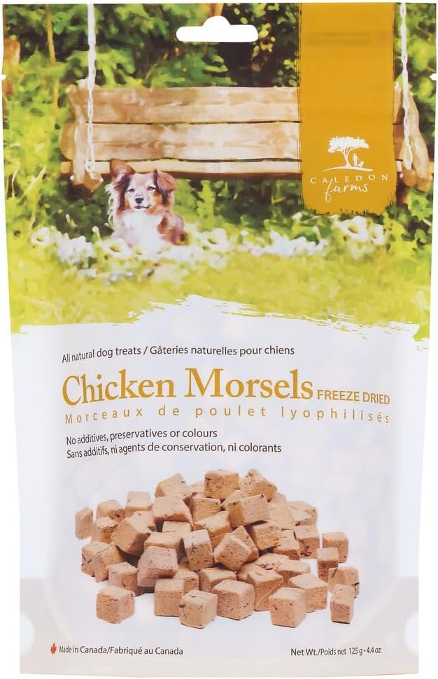 Caledon Farms Chicken Morsels Dog Treats: 125G/4.4OZ - Image 2