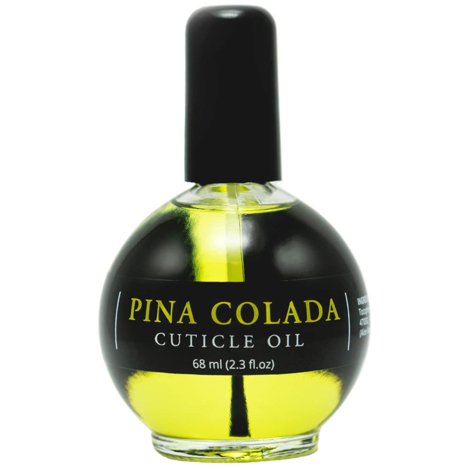 Moisturizing Cuticle & Nail Care Oil 2.3 Fl Oz - Pina Colada Scented – Infused with Jojoba Oil, Aloe, Vitamin E – Nail & Cuticle Hydration, Repair, Moisturizer, Strengthener, Growth - Image 2