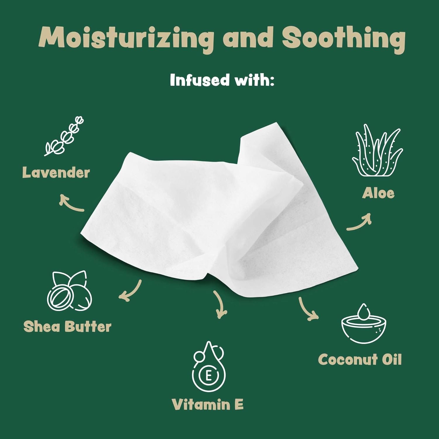 Dog Wipes for Cleaning and Deodorizing - Box of 50 Individually Wrapped 8.5" x 9" Bamboo Pet Wipes - Compostable, Hypoallergenic Puppy Wipes - Dog Wipes for Paws, Butt, and Body - Image 5