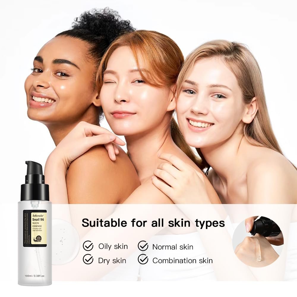 100ML Advanced Snail 96% Mucin Power Essence, Snail Mucin Repair Dark Spots, Snail Mucin Essence for Face, Hydration and Moisture, Improve Skin Vitality - Image 7