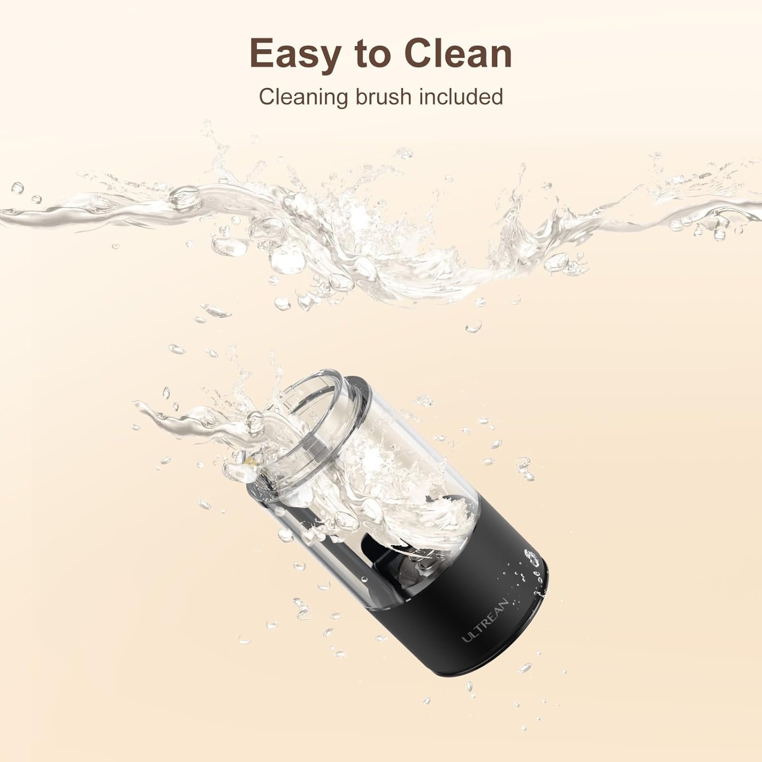 Ultrean Electric Salt and Pepper Grinder Sets (2 Pack), USB Rechargeable Salt Pepper Mill Grinder with 6 Adjustable Coarseness, LED Light, One-Hand Operation for Kitchen, Restaurant, BBQ (Black) - Image 7