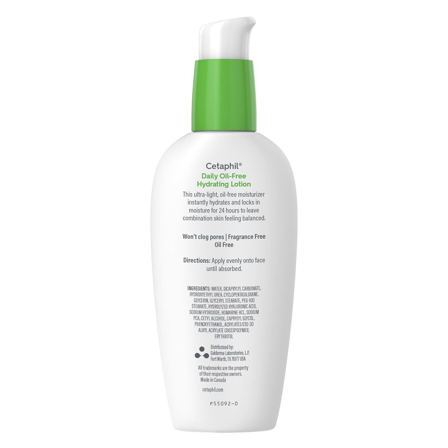 CETAPHIL Daily Hydrating Lotion for Face , With Hyaluronic Acid , 3 fl oz , Lasting 24 Hr Hydration , for Combination Skin , No Added Fragrance , Non-Comedogenic - Image 9