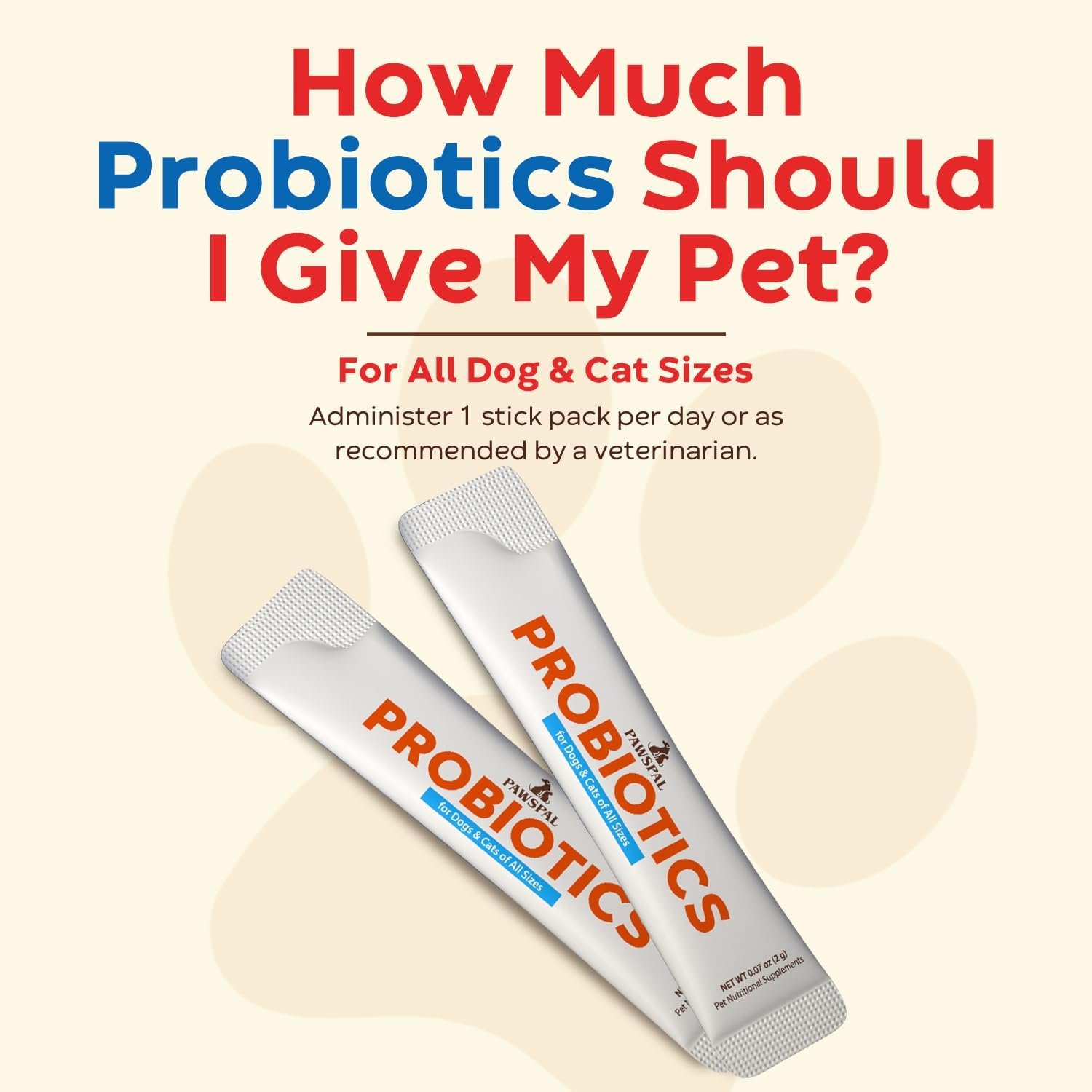 Probiotics for Dogs and Cats, 5 Billion CFU, Veterinarian Formulated, Digestive & Immune Health, Gut Flora Balance, All Natural Probiotic Powder, Chicken Liver Flavor, 20 Sticks - Image 5