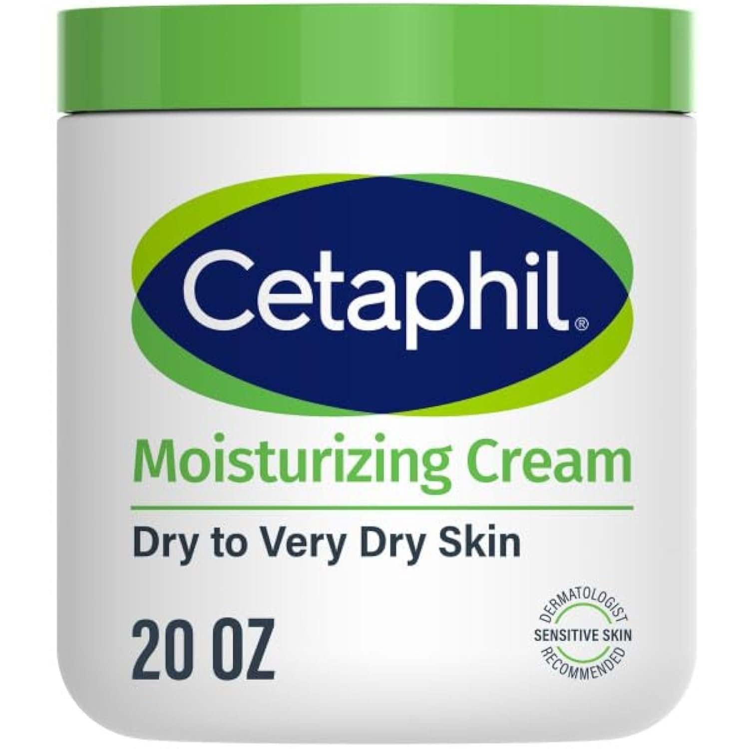Cetaphil Face & Body Moisturizer, Hydrating Moisturizing Cream for Dry to Very Dry, Sensitive Skin, NEW 20 oz, Fragrance Free, Non-Comedogenic, Non-Greasy (Packaging May Vary) - Image 2