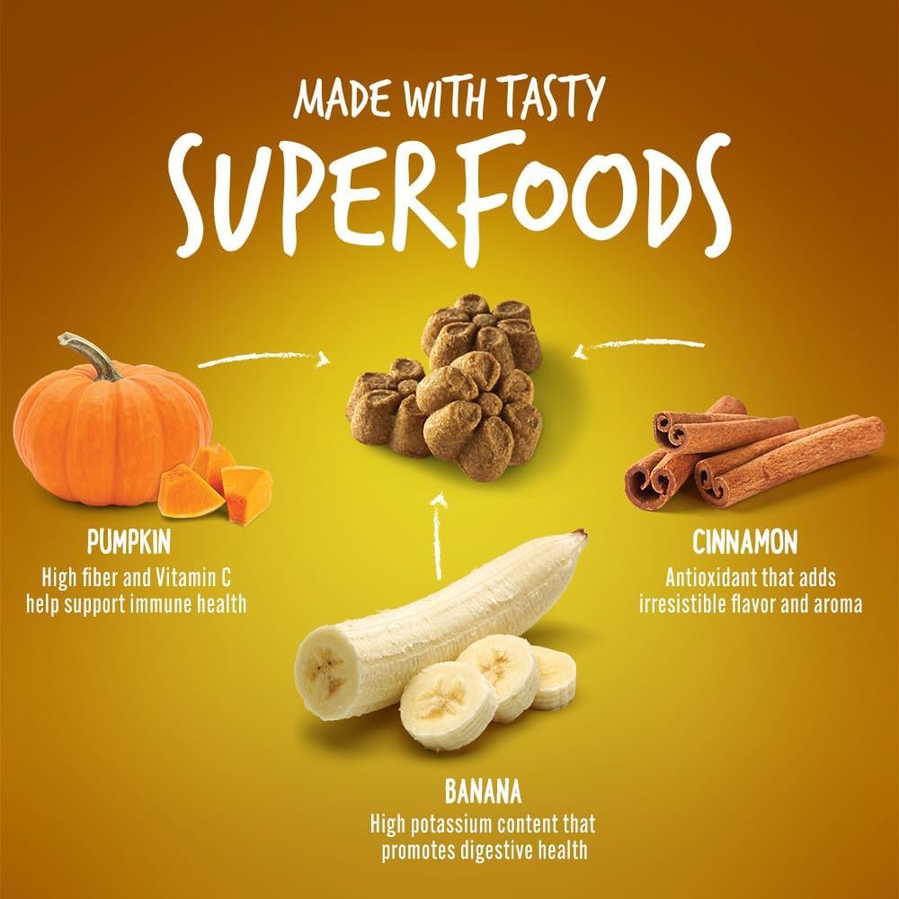 Fruitables Baked Dog Treats Pumpkin & Banana Flavor 7 Oz - Image 6