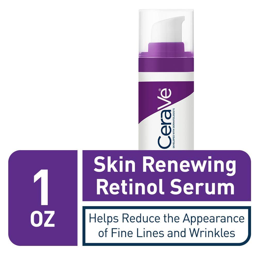 CeraVe Anti Aging Retinol Serum | Cream Serum for Smoothing Fine Lines and Skin Brightening | With Retinol, Hyaluronic Acid, Niacinamide, and Ceramides | 1 Ounce - Image 3
